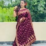 জাপানি সিল্কের শাড়ি ব্লাউজ