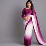 ভাইরাল রংধনু শাড়ি ব্লাউজ