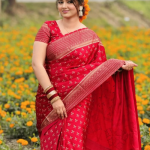 জাপানি সিল্ক শাড়ি ব্লাউজ