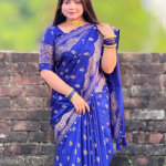 জাপানি সিল্ক শাড়ি ব্লাউজ