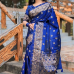 জাপানি সিল্ক শাড়ি ব্লাউজ