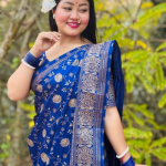জাপানি সিল্ক শাড়ি ব্লাউজ