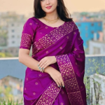 জাপানি সিল্ক শাড়ি ব্লাউজ
