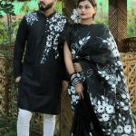 হাফ সিল্ক স্কিন প্রিন্ট কাপল সেট