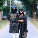 জাপানি সিল্ক শাড়ি পাঞ্জাবি কাপল সেট