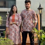 শার্ট টু পিস কাপল সেট