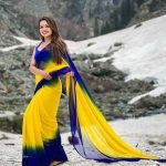 রংধনু জর্জেট শাড়ি