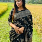 জাপানি সিল্ক শাড়ি ব্লাউজ