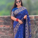 জাপানি সিল্কের শাড়ি ব্লাউজ