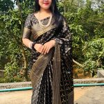 জাপানি সিল্কের শাড়ি ব্লাউজ