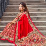 চান্দুরি সিল্ক শাড়ি ব্লাউজ