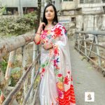চান্দুরি সিল্ক শাড়ি ব্লাউজ