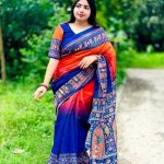 চান্দুরি সিল্ক শাড়ি ব্লাউজ