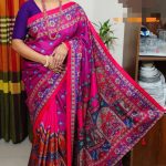 চান্দুরি সিল্ক শাড়ি ব্লাউজ