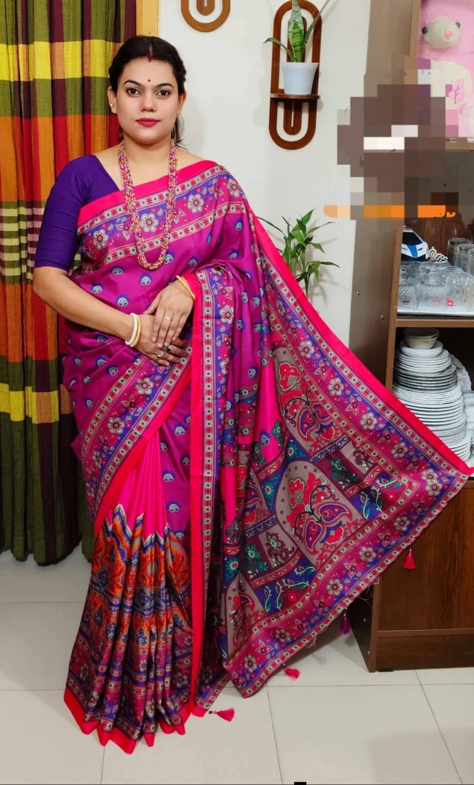 IMG-20260410-WA0168 চান্দুরি সিল্ক শাড়ি ব্লাউজ - Image 1