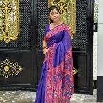 চান্দুরি সিল্ক শাড়ি ব্লাউজ
