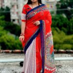 চান্দুরি সিল্ক শাড়ি ব্লাউজ