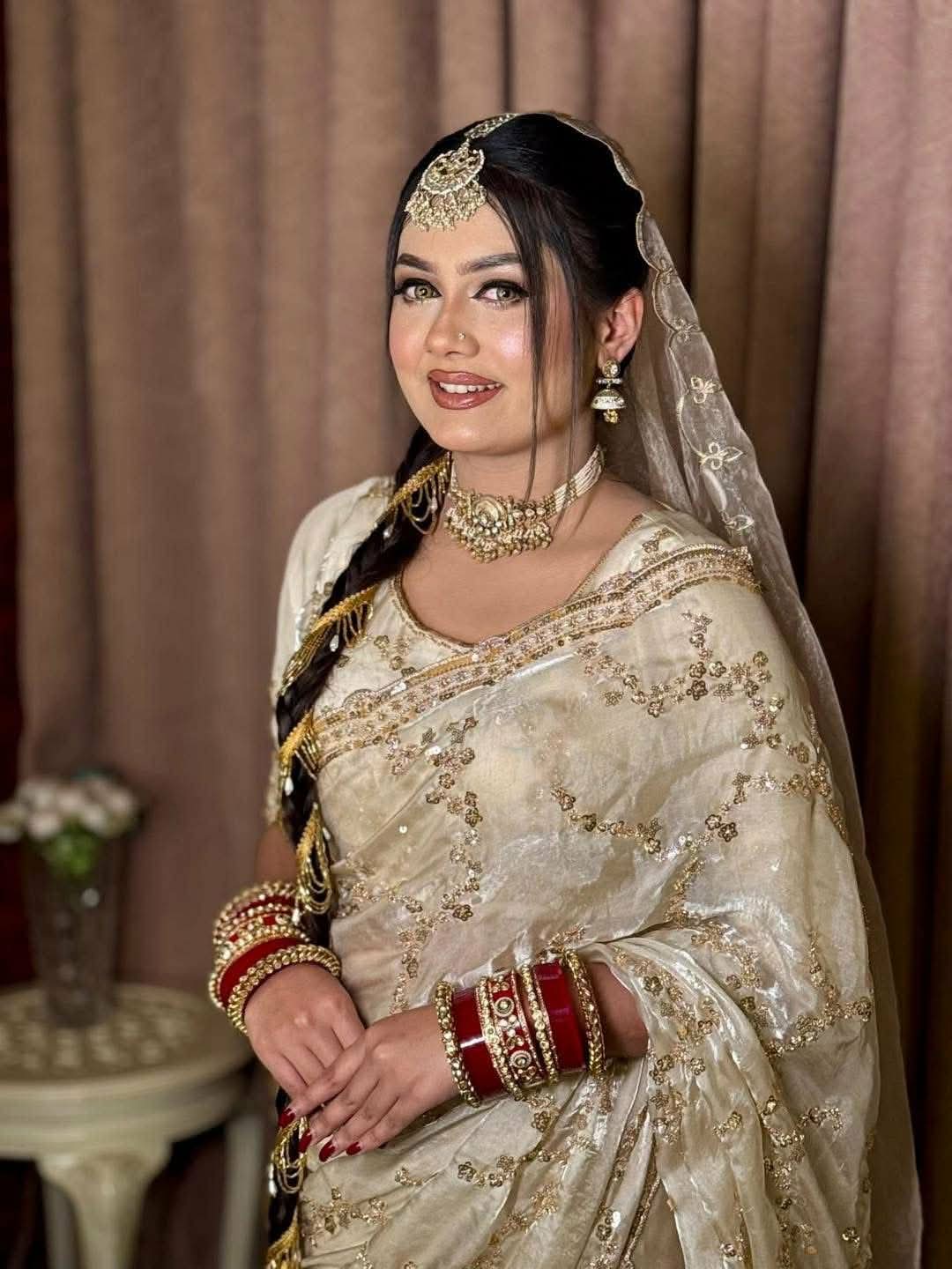 IMG-20260710-WA0088 ইন্ডিয়ান জিমিচু ফেব্রিক্সের এমব্রয়ডারি জমকালো শাড়ি - Image 1